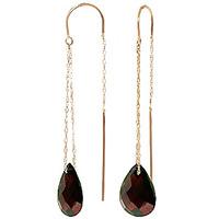 Garnet Scintilla Briolette Earrings 6.0ctw in 9ct Gold