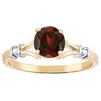 Garnet and Diamond Aspire Ring 1.05ct in 9ct Gold