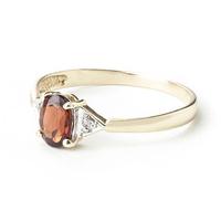 Garnet and Diamond Allure Ring 0.45ct in 9ct Gold