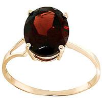 Garnet Claw Set Ring 2.2ct in 9ct Gold