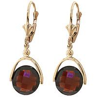 Garnet Drop Earrings 8.4ctw in 9ct Gold