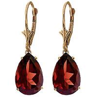 Garnet Drop Earrings 10.0ctw in 9ct Gold