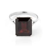 garnet ring 70ct in 9ct white gold