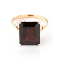 garnet ring 70ct in 9ct rose gold