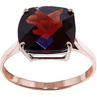 Garnet Rococo Ring 4.5ct in 9ct Rose Gold