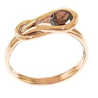 garnet san francisco ring 065ct in 9ct rose gold