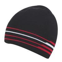 Galvin Green Brant Knitted Hat - Black / Electric Red / White