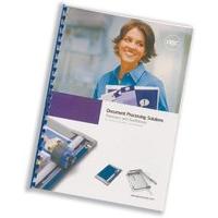 Gbc Report Covers Front Pvc A4 Clear And Back A4 Leathergrain White Ref Cr140070 [pack 25x2]