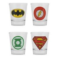 Gb Eye 20ml Small Dc Comics Logos Glasses, Multi-colour