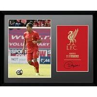 gb eye liverpool firmino 1617 framed print various 40 x 30cm