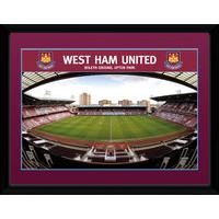 gb eye 16 x 12 inch west ham boleyn ground framed photograph