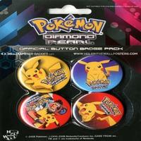 Gb Eye Ltd, 4 Badge Pack, Pokemon, Pack 2, Bp0014