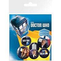 gb eye new doctor who badge pack multi colour