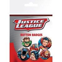 gb eye dc comics justice league group badge pack multi colour