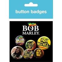 Gb Eye Bob Marley Logos Badge Pack