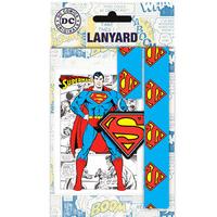 gb eye dc comics superman lanyards plastic multi colour