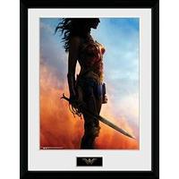 gb eye wonder woman stand framed print various 40x30cm