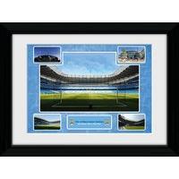 gb eye manchester city stadium framed photopraph