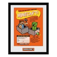Gb Eye Ltd Gb Eye, Minecraft, Craft Your Own Minecraft, Framed Poster 30x40 Cm, 