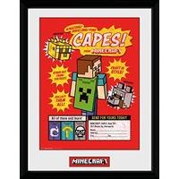 Gb Eye Ltd Gb Eye, Minecraft, Collect Them All, Framed Poster 30x40 Cm, Various