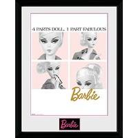 Gb Eye Ltd Barbie, Fabulous, Framed Print 30x40cm, Various