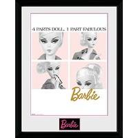 gb eye ltd barbie fabulous framed print 30x40cm various