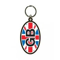 Gb (flag) Rubber Keychain 2.5 - ...