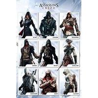 gb eye 61 x 915cm assassins creed compilation maxi poster