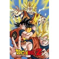 gb eye 61 x 915cm goku dragon ball z maxi poster multi colour