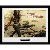 Gb Eye 16 x 12-inch The Walking Dead Michonne Kill Framed Photograph, 