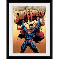 gb eye 16 x 12 inch superman strength framed photograph