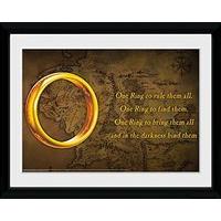Gb Eye 16 x 12-inch Lord Of The Rings One Ring Framed Photograph