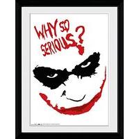 gb eye 16 x 12 inch batman the dark knight smile framed photograph