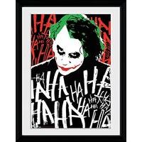 Gb Eye 16 x 12-inch Batman The Dark Knight Joker Ha Framed Photograph