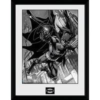 gb eye 16 x 12 inch batman comic hook framed photograph multi colour