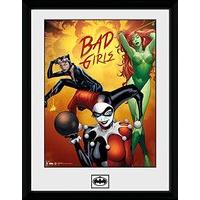gb eye 16 x 12 inch batman comic bad girls group framed photograph mul ...