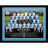 gb eye manchester city team photo 1617 framed print various 40 x 30cm