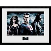 gb eye batman vs superman city framed photograph multi colour 16 x 12  ...
