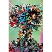 gb eye suicide squad one sheet maxi poster multi colour 61 x 915cm