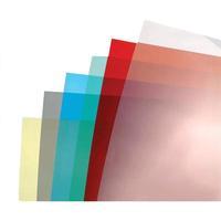 GBC (A4) Binding Covers PVC 180 Micron (Tinted Smoke) - 1 x Pack of 100 Binding Covers