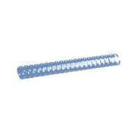 GBC CombBind Binding Combs Plastic 21 Ring 125 Sheets A4 14mm Blue 1 x