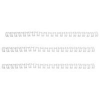 GBC Binding Wire Elements 21 Loop 85 Sheets 10mm Silver for A4 - 1 x