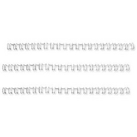 GBC Binding Wire 21 Loop 100 Sheets 12mm Silver for A4- 1 x Pack of