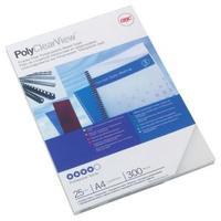 GBC PolyCovers A4 ClearView Binding Covers Polypropylene 300 Micron