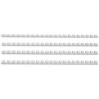 GBC CombBind Binding Combs Plastic 21 Ring 195 Sheets A4 22mm White -