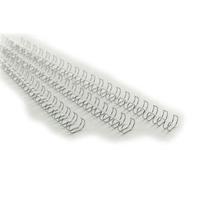 GBC MultiBind 8mm A4 70 Sheet Silver Binding Wires Pack of 100
