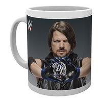 gb eye wwe aj styles mug wood various