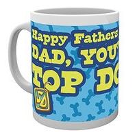 gb eye scooby doo fathers day top dog mug wood multi colour