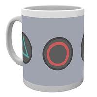 gb eye limited playstation buttons mug multi colour