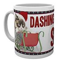 gb eye grumpy cat rushing christmas mug various